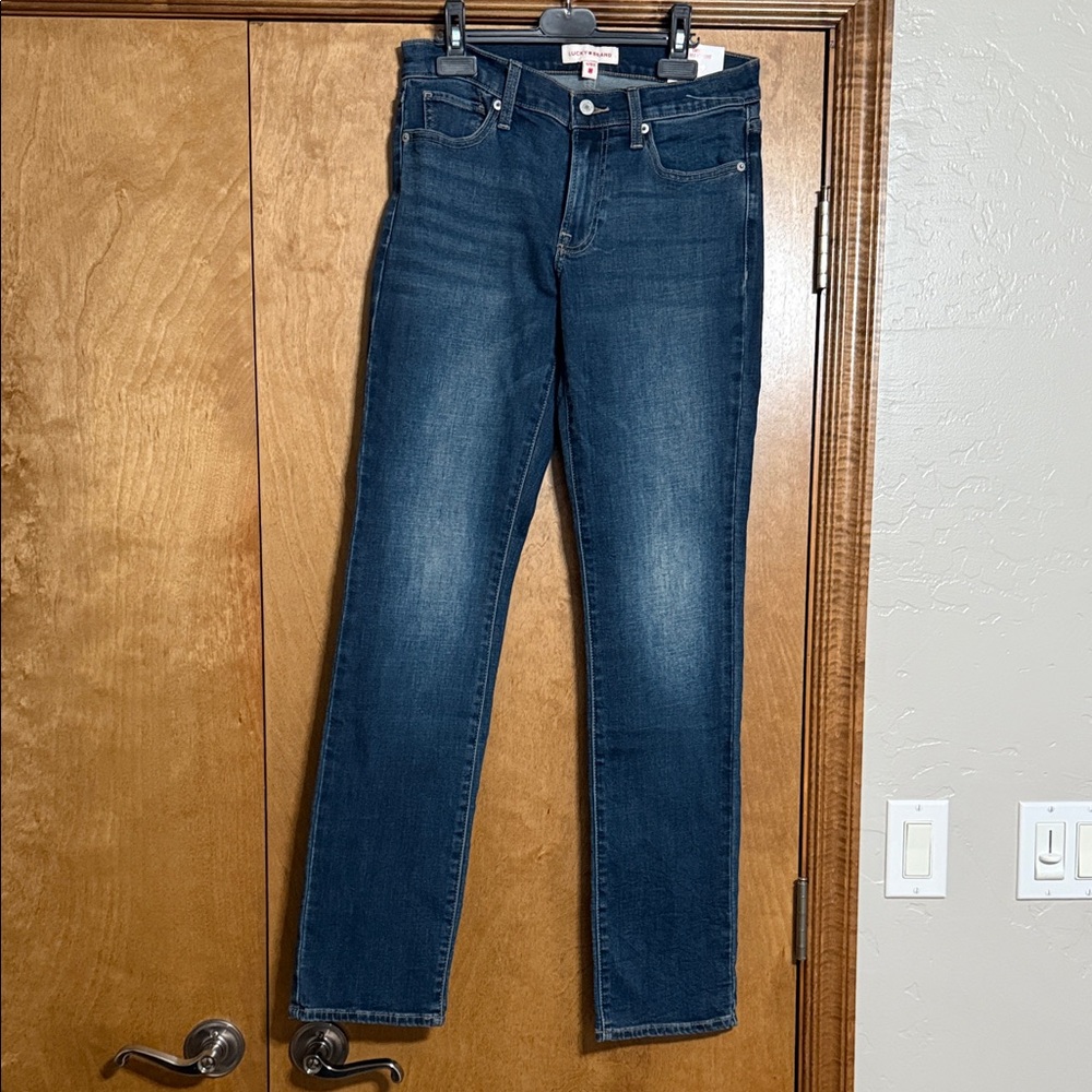 Lucky Brand Dark Blue Straight Leg Jeans